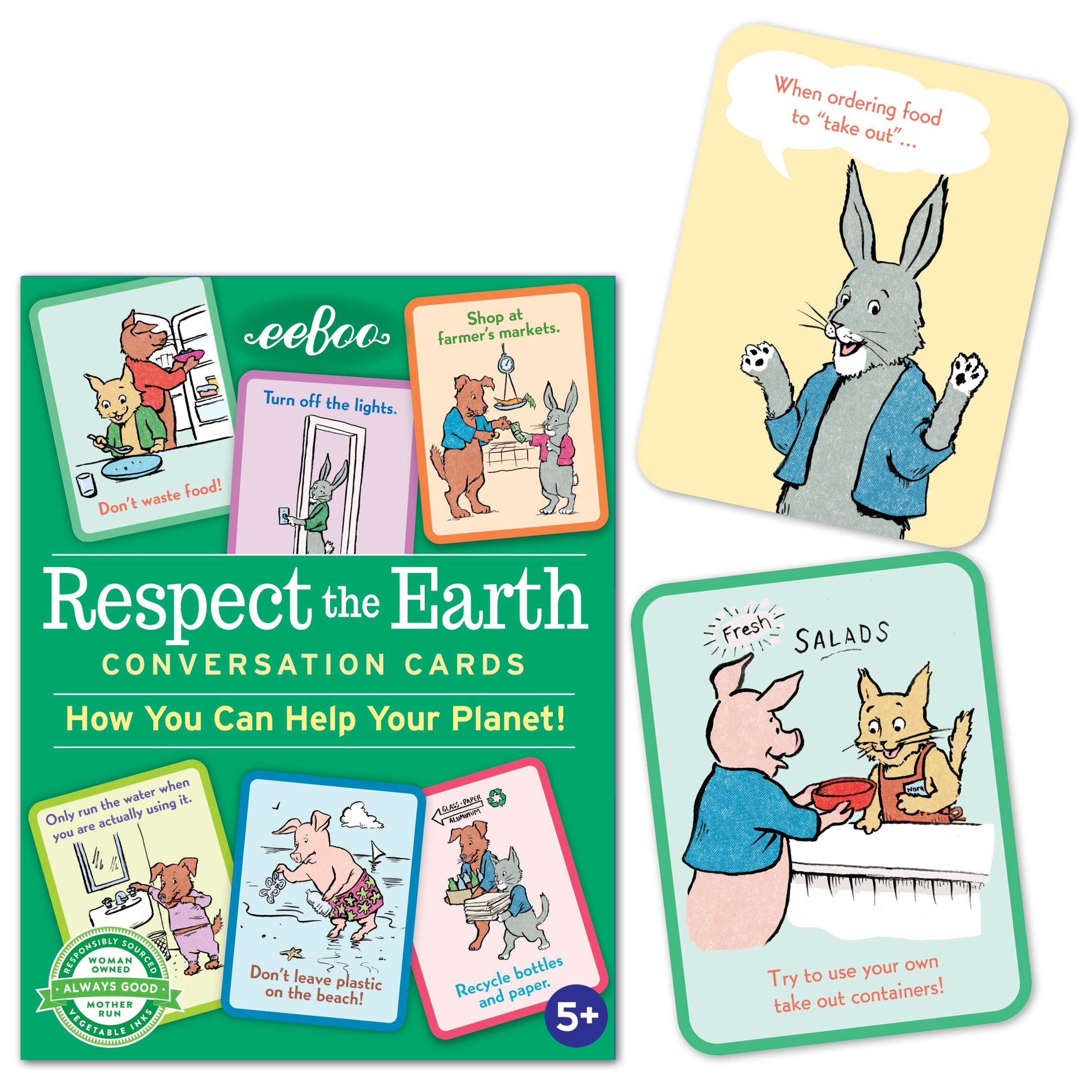 Respect The Earth Conversation Cards    