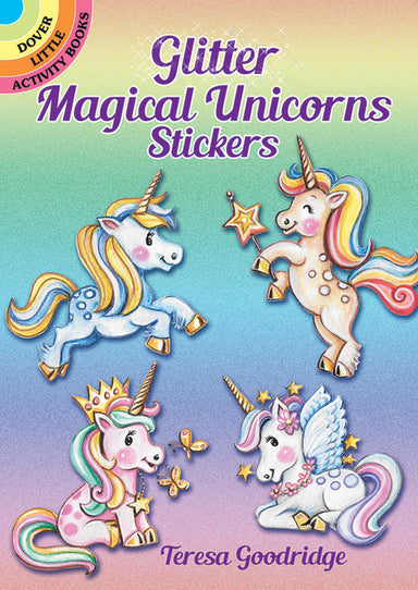 Glitter Magical Unicorns Stickers - Little Activity Book    