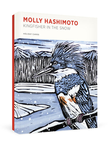 Molly Hashimoto Kingfisher in the Snow - Boxed Holiday Cards    