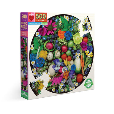 Organic Harvest 500 Piece Round Puzzle    