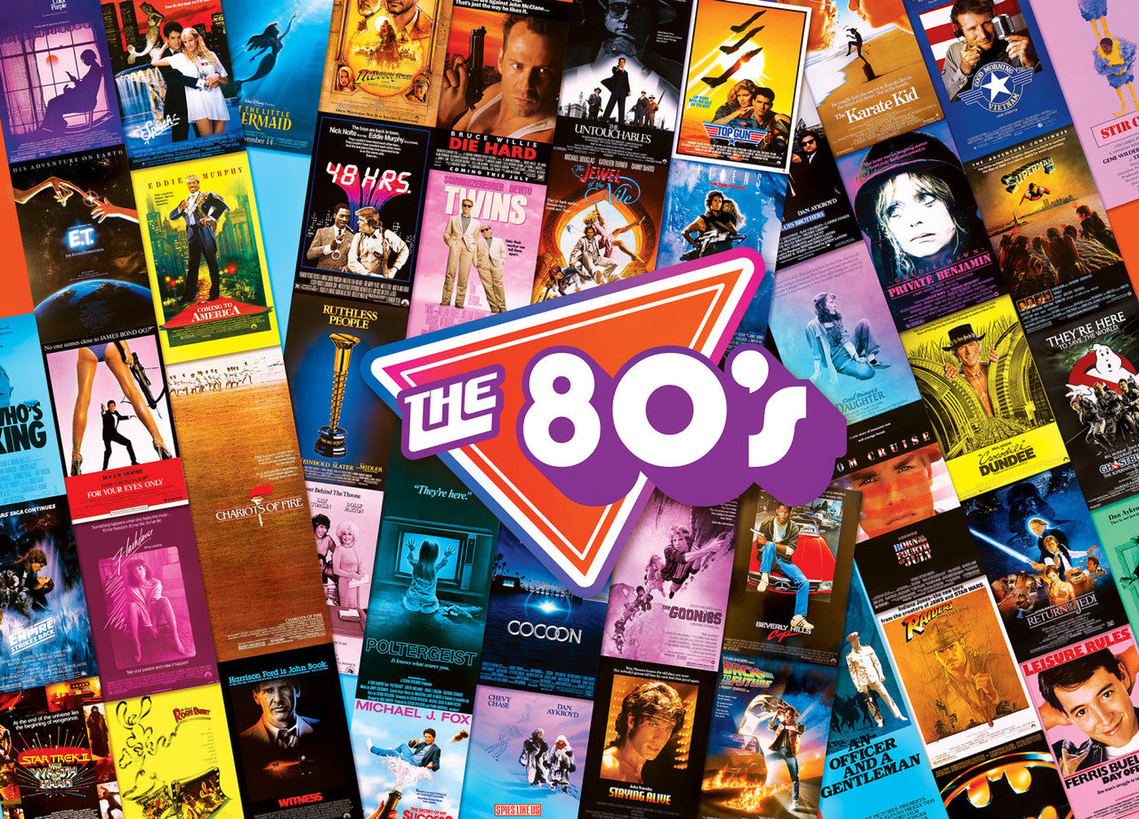 80s Blockbuster Movies 1000 Piece Puzzle    