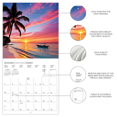 GRPH Sunsets 2027 Wall Calendar
