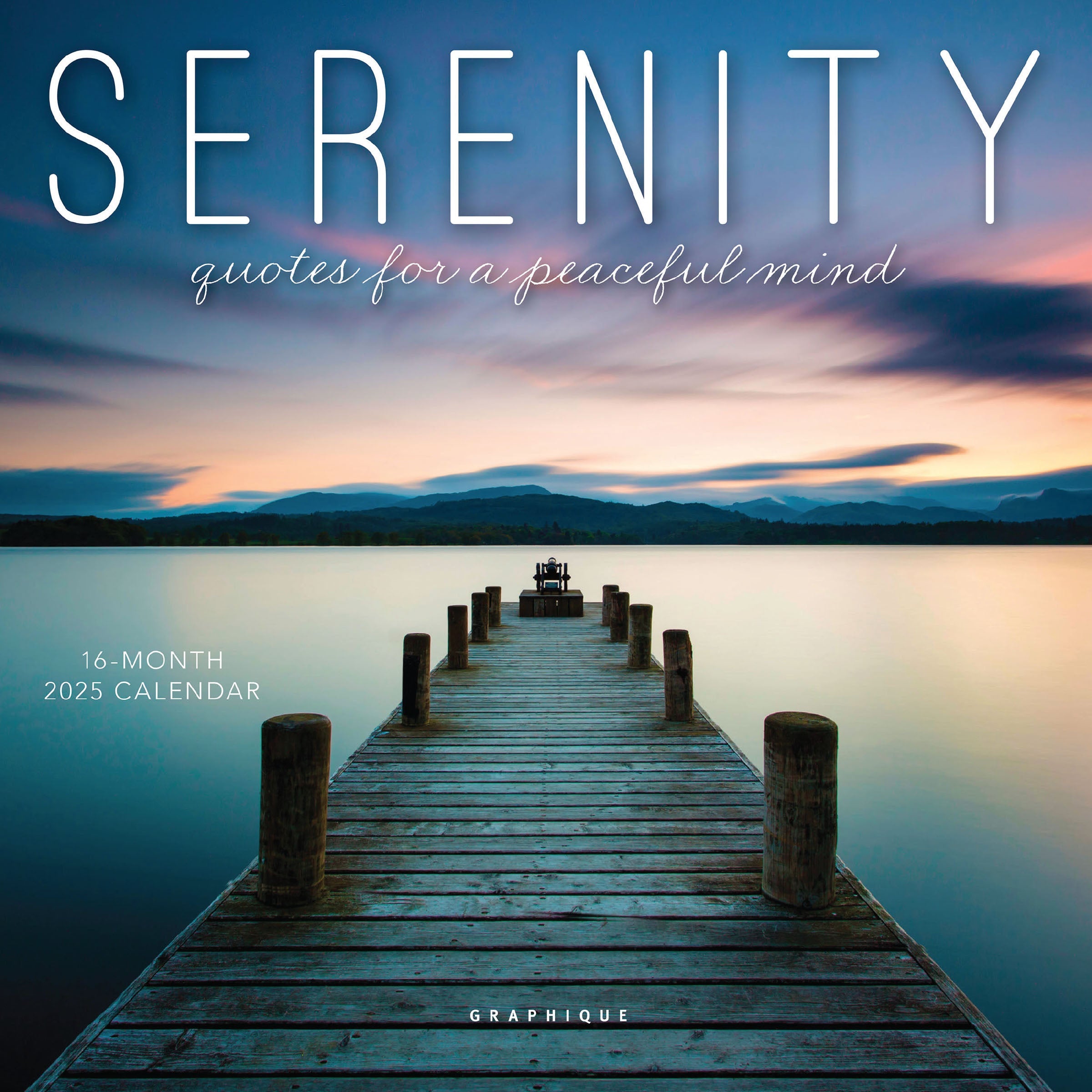 Serenity 2025 Mini Wall Calendar    