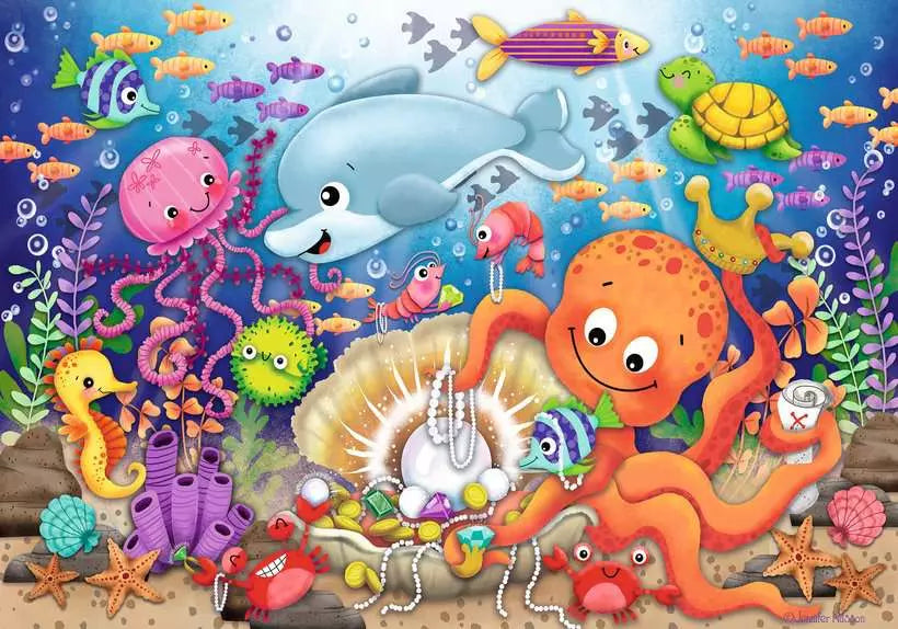 Fishie's Fortune 24 Piece Floor Puzzle