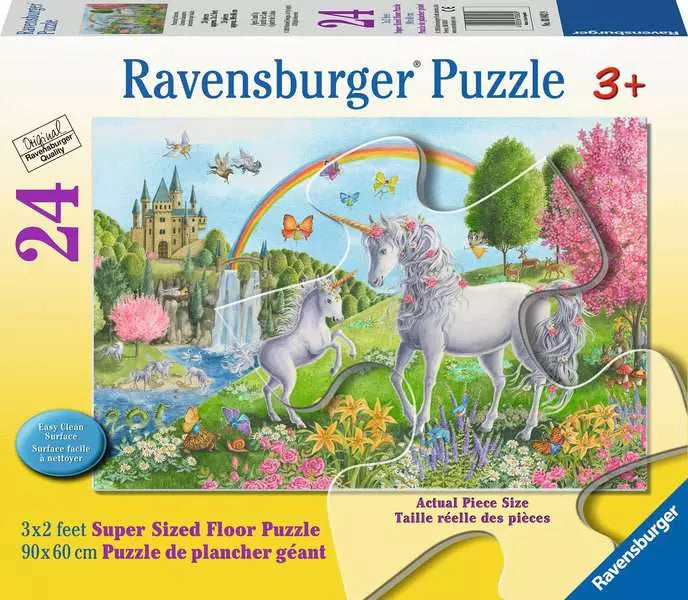 Prancing Unicorns - 24 Piece Floor Puzzle