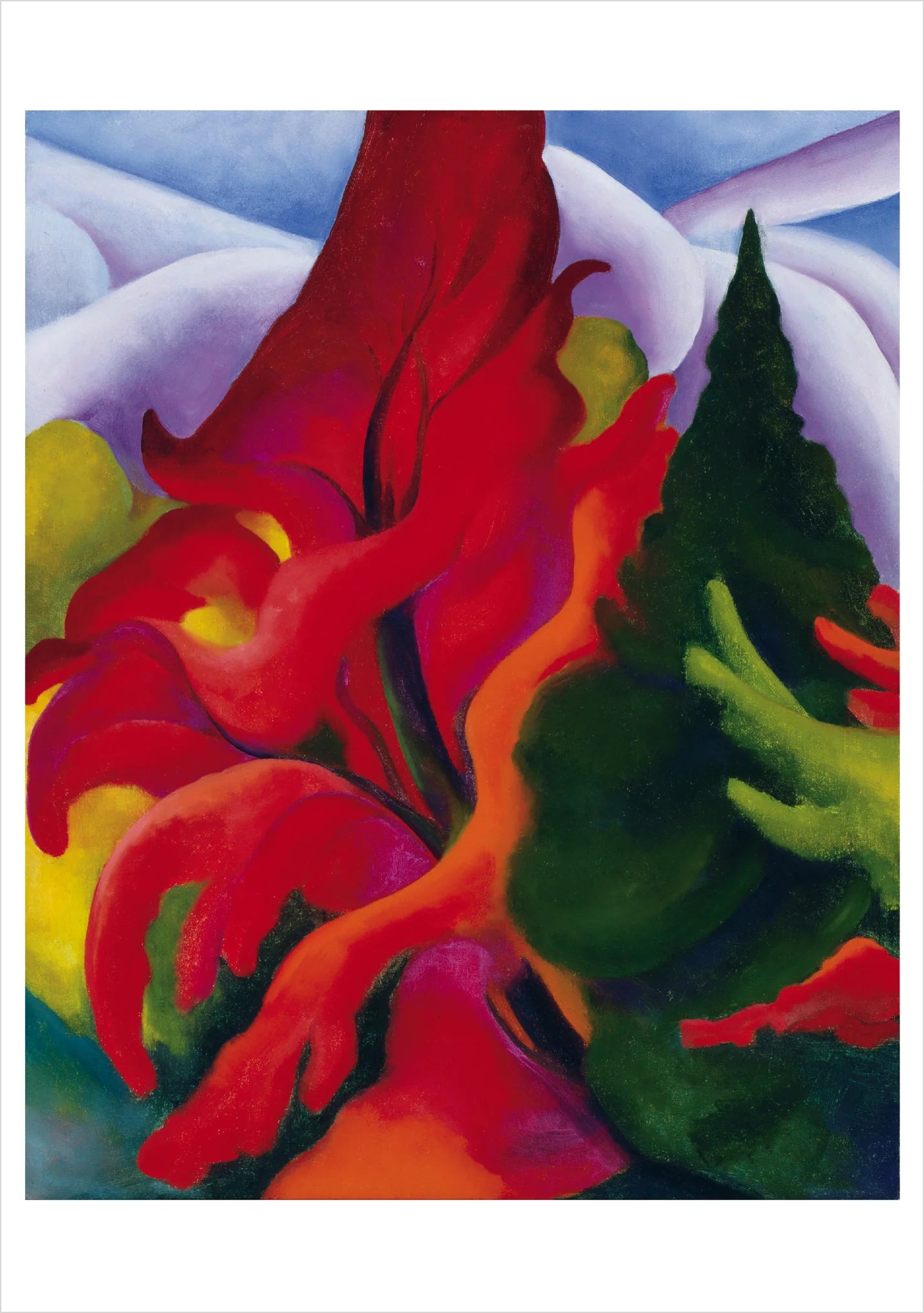 Georgia O'Keeffe Trees Boxed Assorted Note Cards
