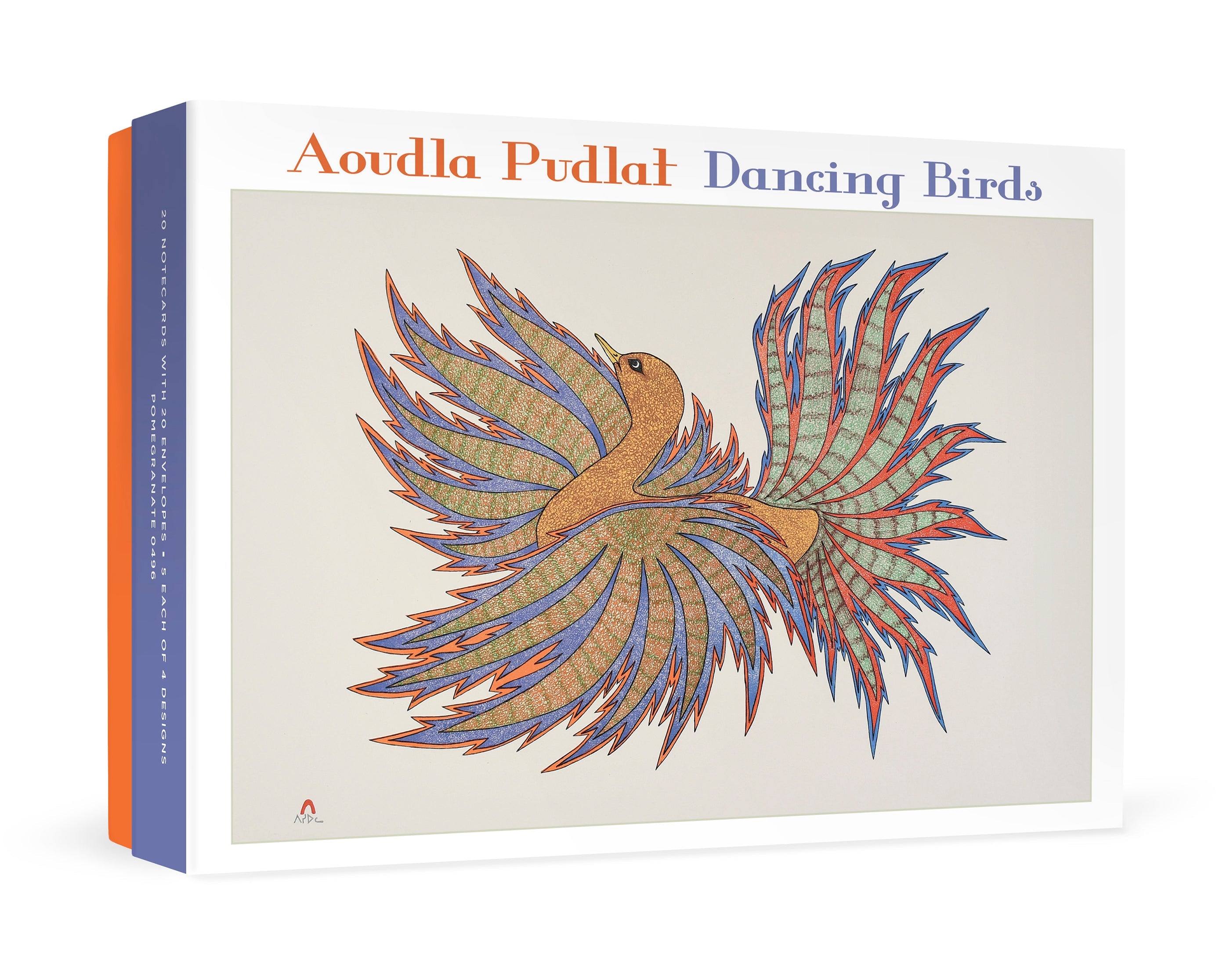Aoudla Pudlat Dancing Birds Boxed Assorted Note Cards    