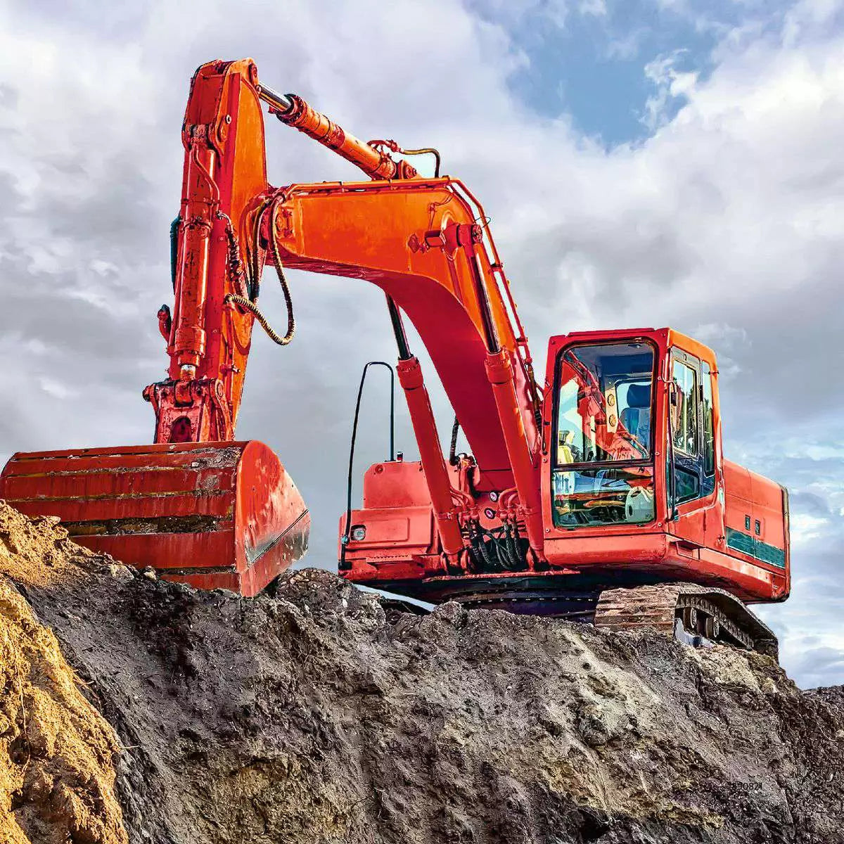 Digger At Work! 3x49 Piece Puzzles