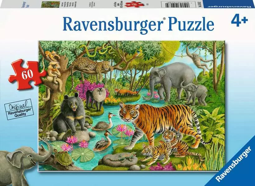 Animals of India 60 Piece Puzzle