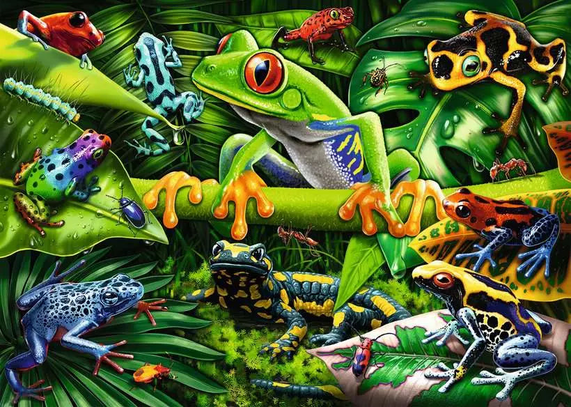 Amazing Amphibians 35 Piece Puzzle