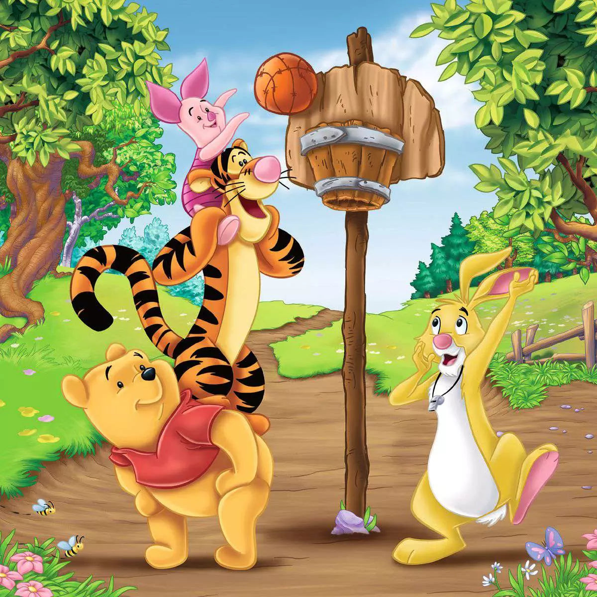 Disney Winnie The Pooh Sports Day 3x49 Piece Puzzles