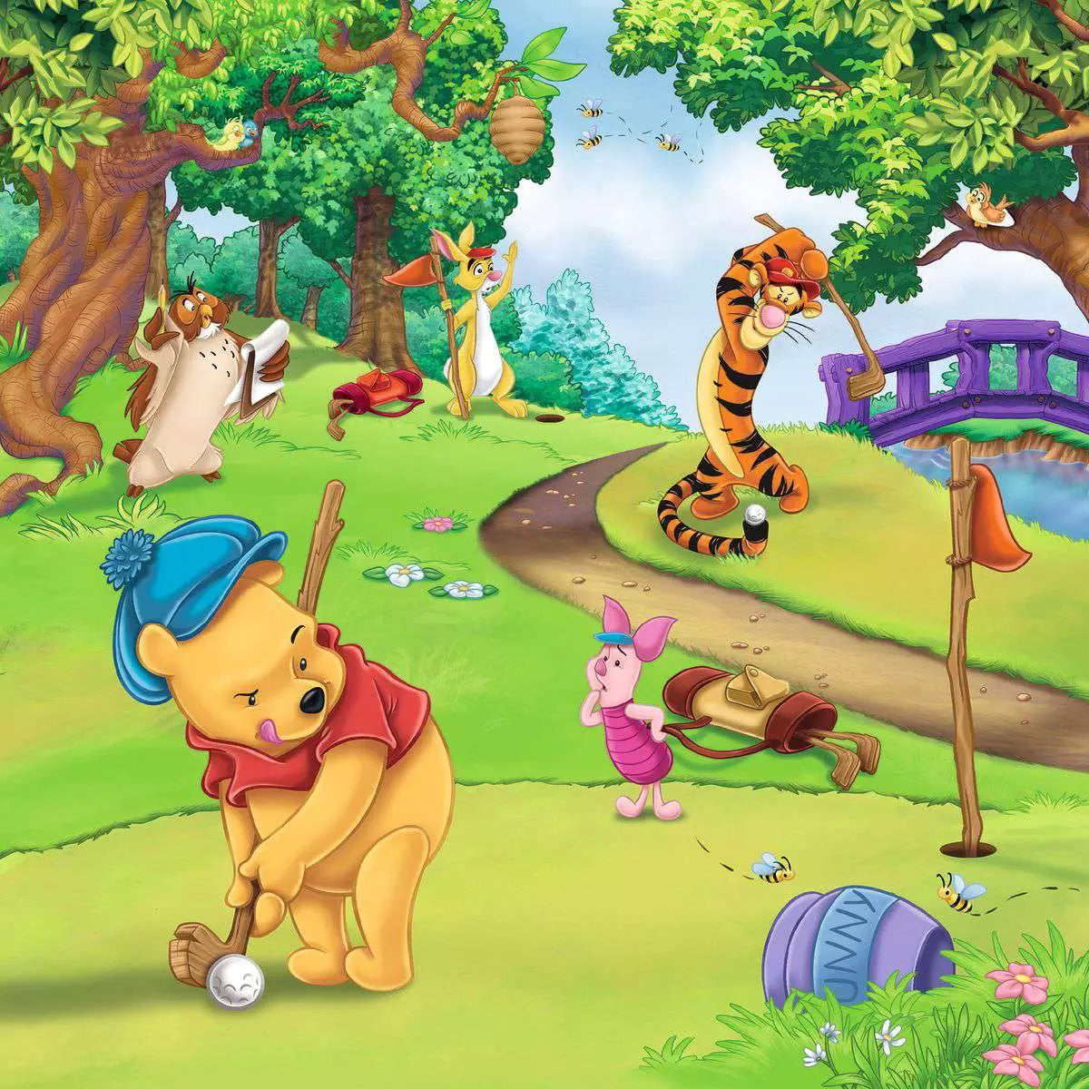 Disney Winnie The Pooh Sports Day 3x49 Piece Puzzles