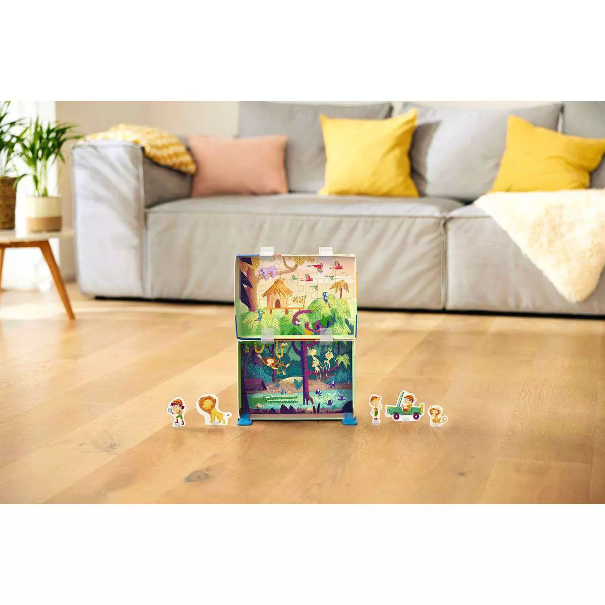 Puzzle and Play: Jungle Exploration 2x24 Piece Puzzles