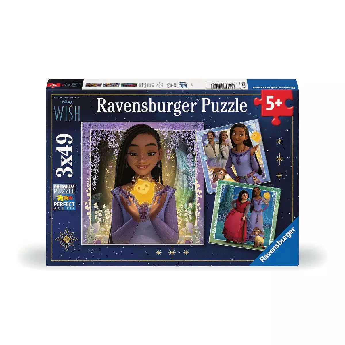 Disney Wish Asha's Wish 3x49 Piece Puzzles