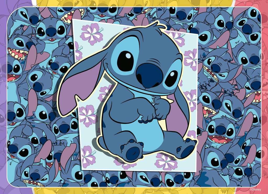 Disney Aloha! Stitch - four 100 Piece Puzzles    