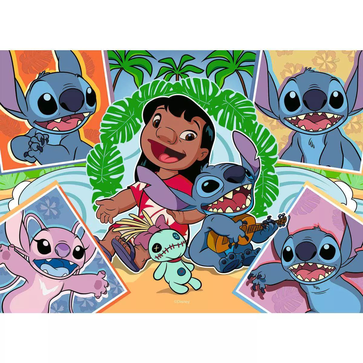 RAV Disney Stitch 4x100 Piece Puzzles