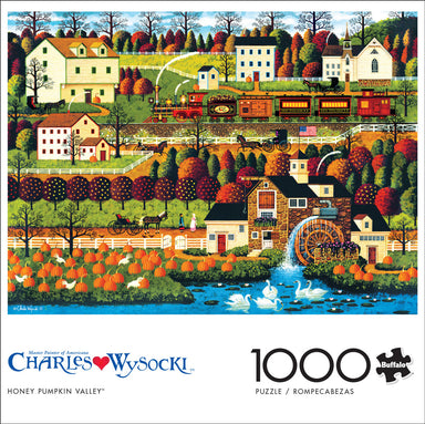Charles Wysocki Honey Pumpkin Valley 1000 Piece Puzzle