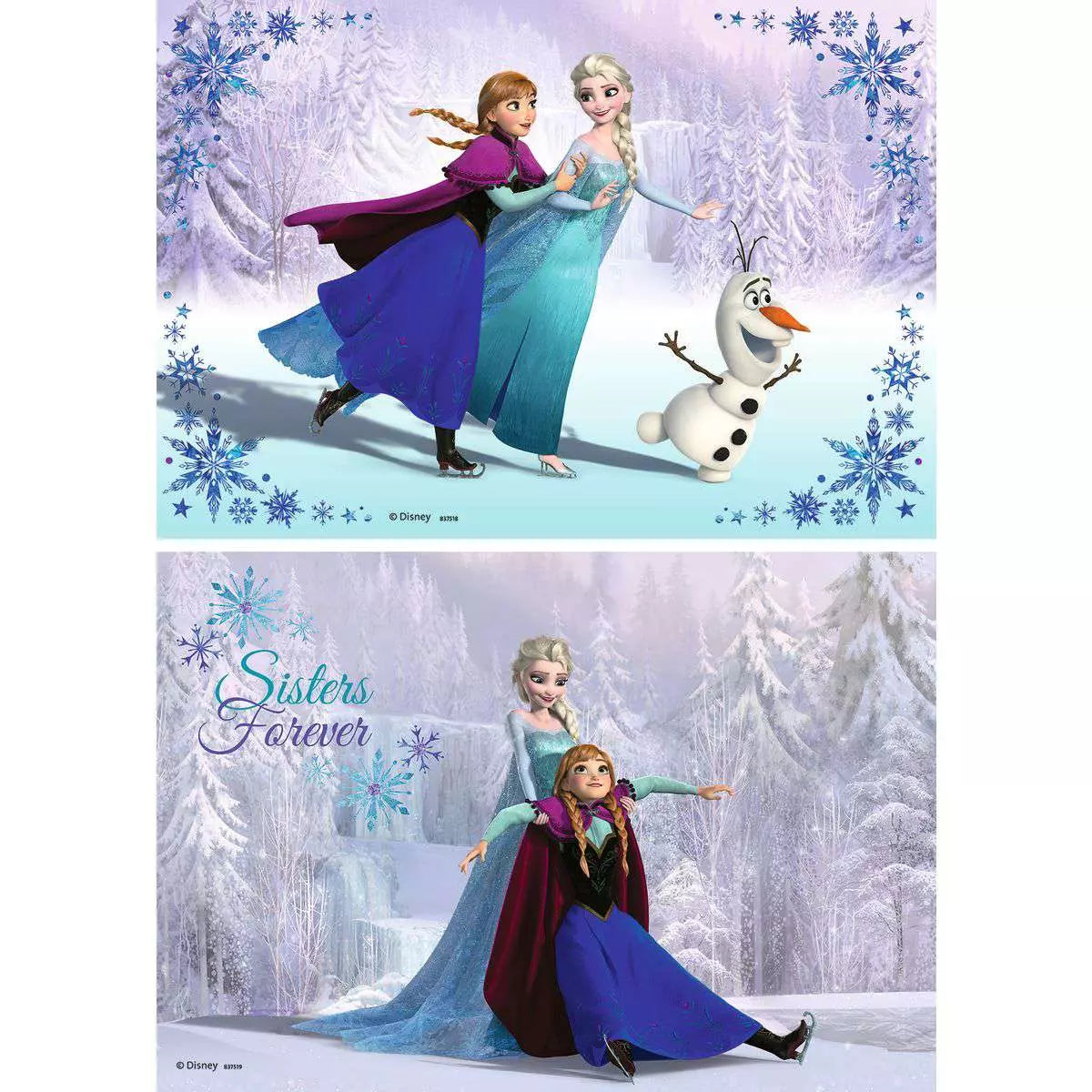 Disney Frozen Sisters Always 2x24 Piece Puzzles