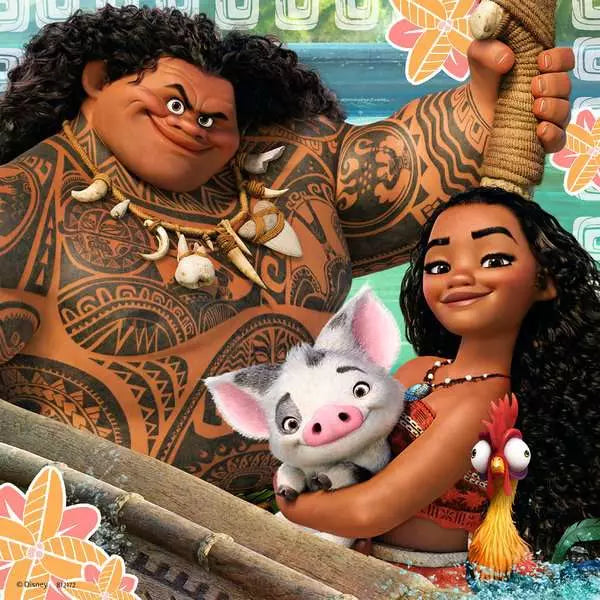 Moana Born To Voyage 3x49 Piece Puzzles