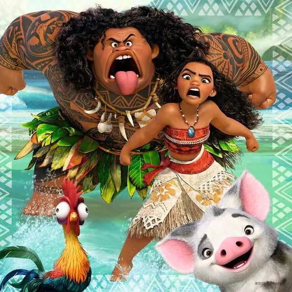 Moana Born To Voyage 3x49 Piece Puzzles