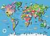 World Map 60 Piece Puzzle