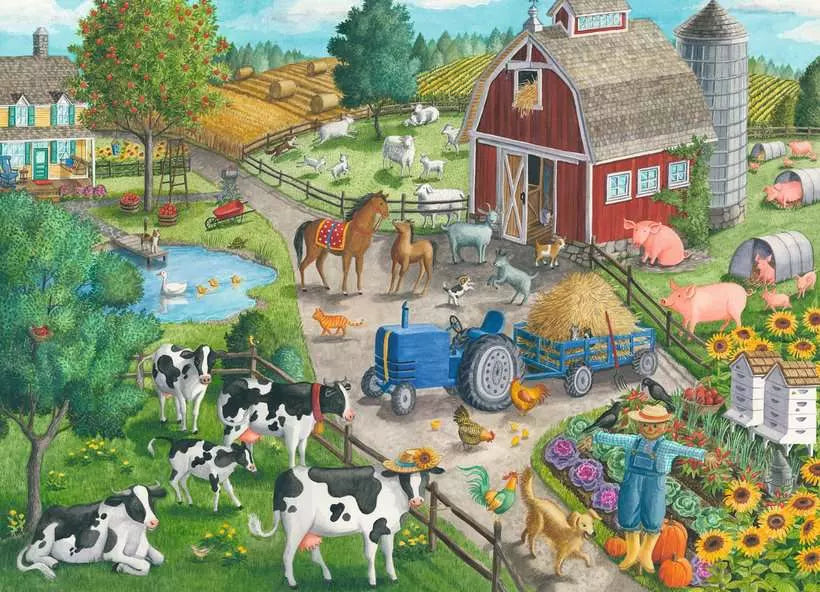 Home on the Range 60 Piece Puzzle