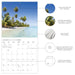 Island Paradise 2025 Wall Calendar    