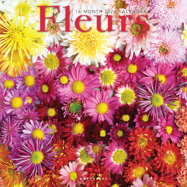 Fleurs 2026 Wall Calendar