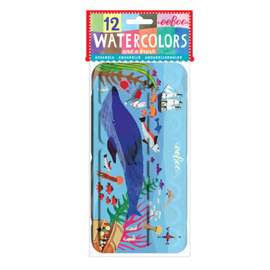 12 Vibrant Watercolors - In The Sea    