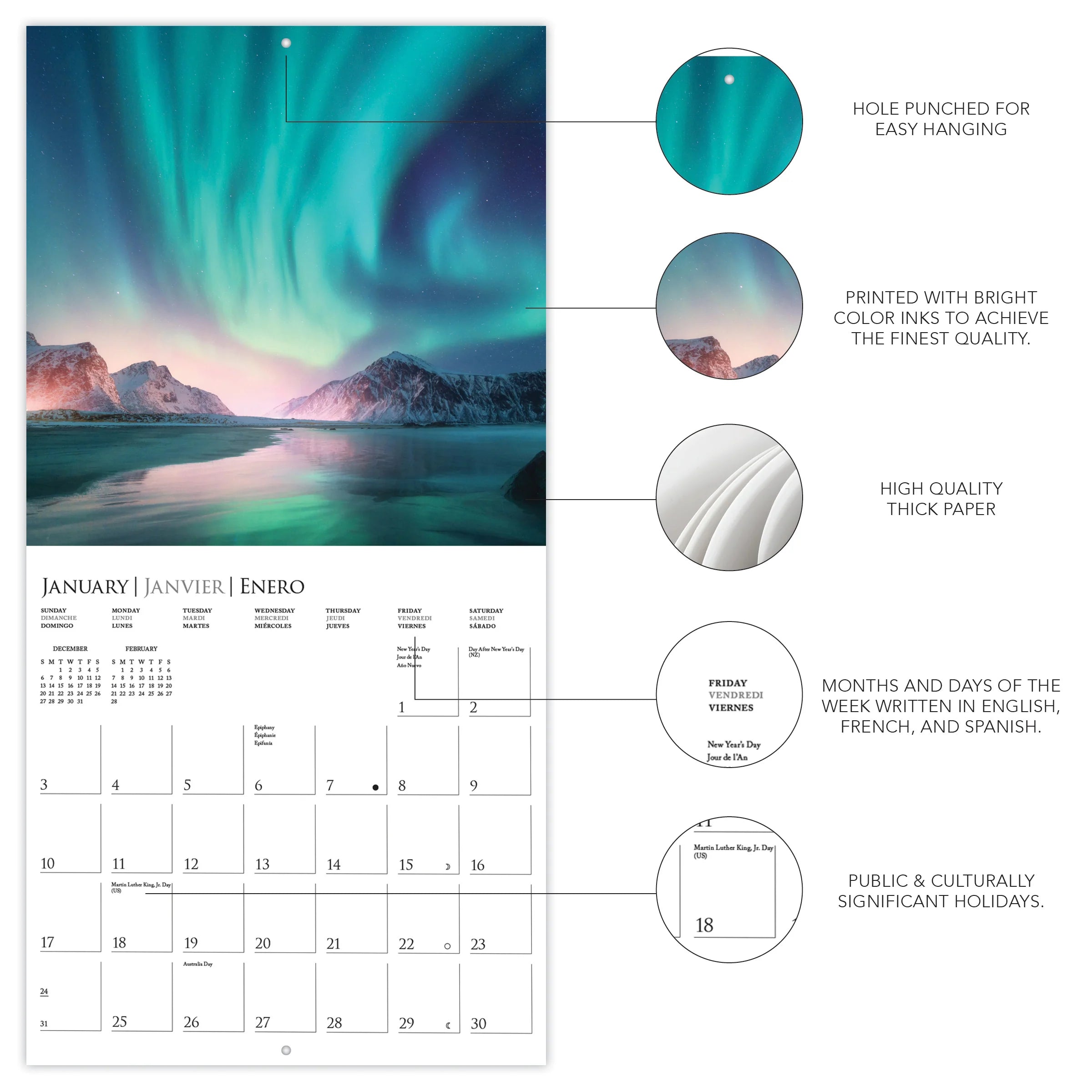 GRPH Stargazing 2027 Wall Calendar