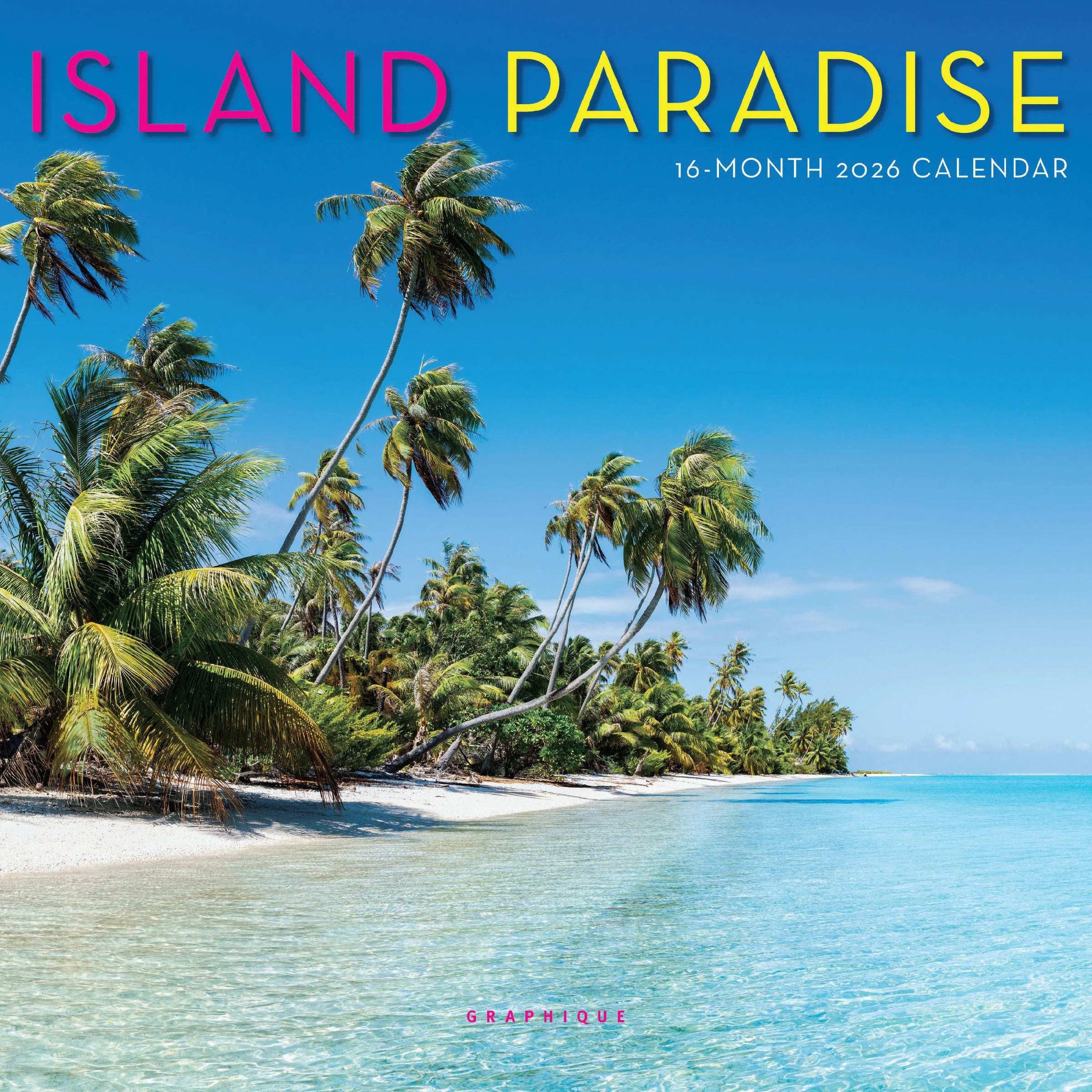 Island Paradise 2026 Mini Wall Calendar