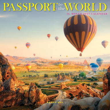 GRPH Passport to the World 2027 Mini Wall Calendar