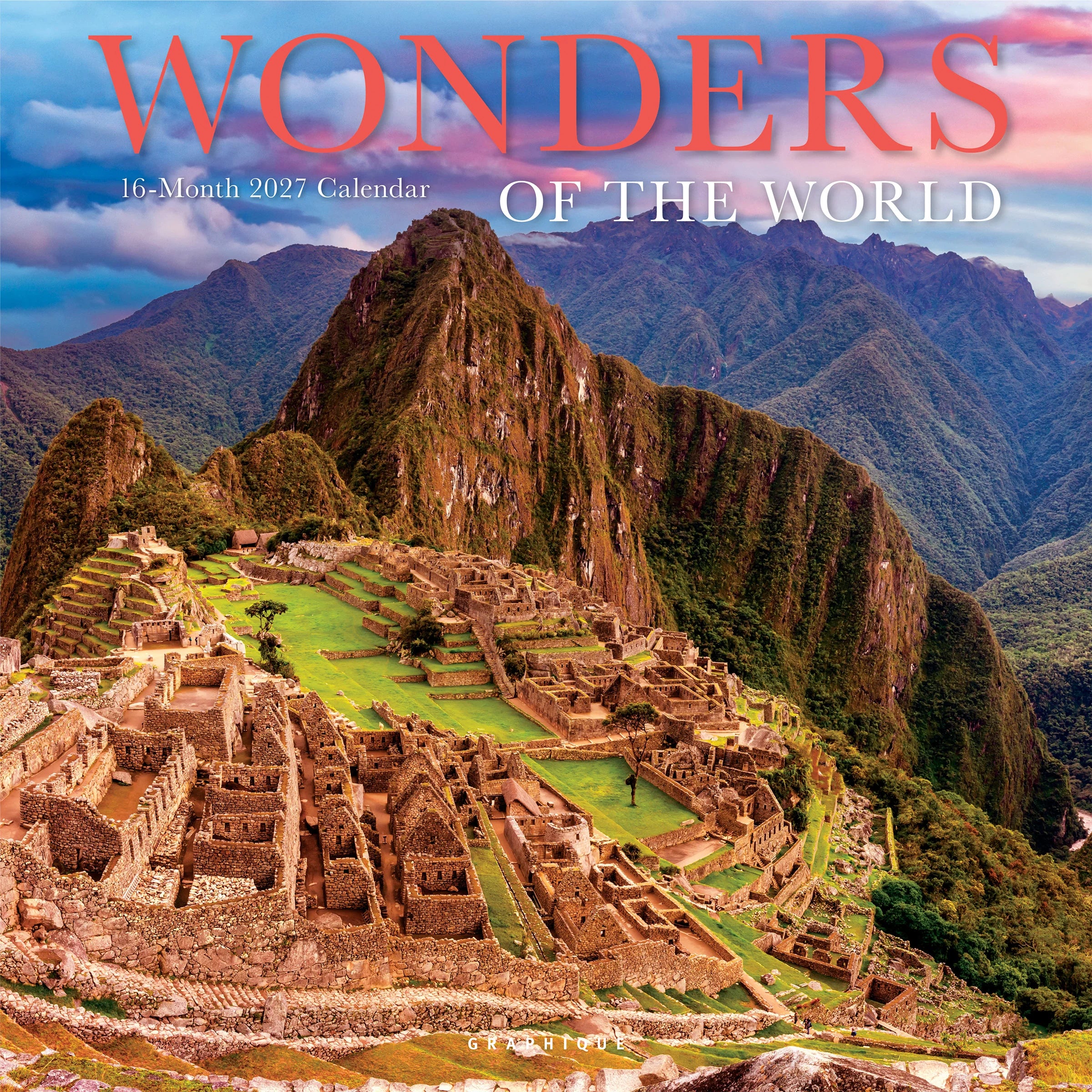 GRPH Wonders of the World 2027 Wall Calendar