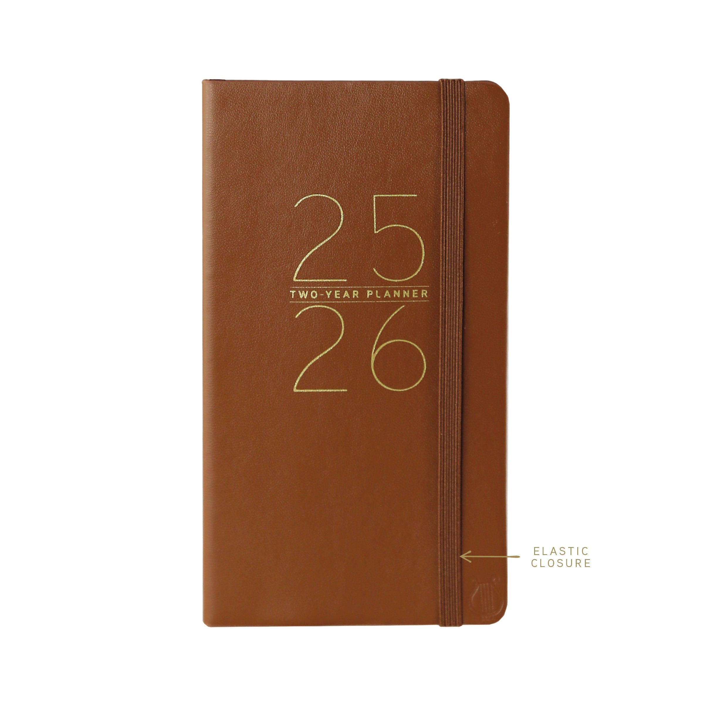 Apollo Collection Brown 2025-2026 2-Year Planner    