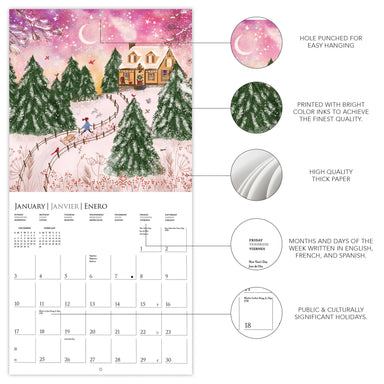 GRPH Joyful Landscapes 2027 Wall Calendar