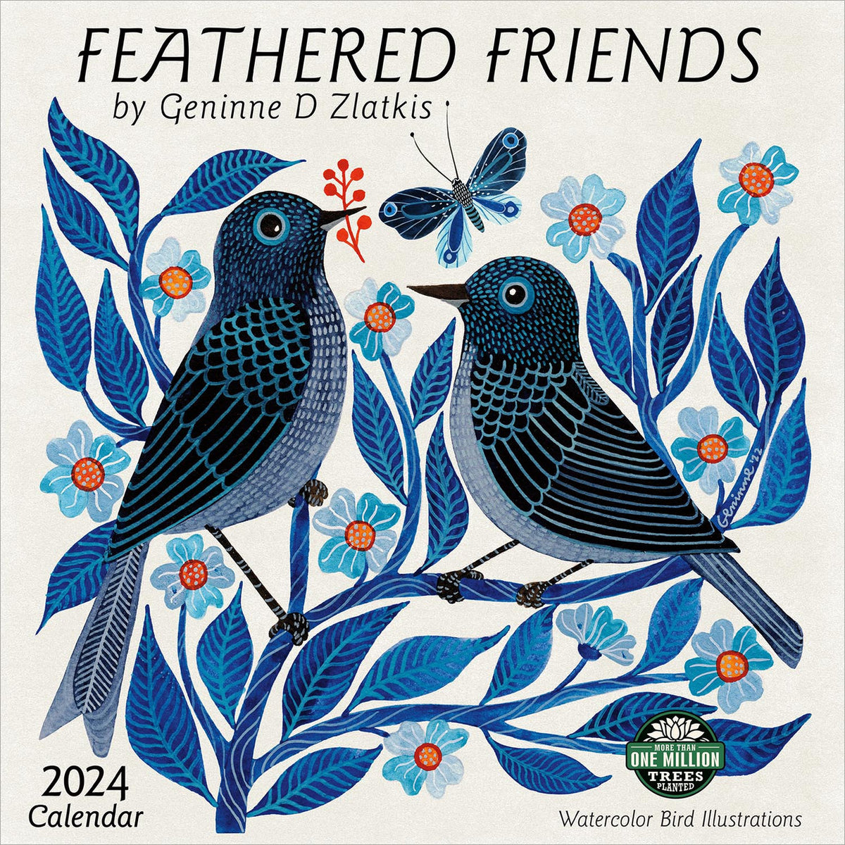 Feathered Friends 2024 Wall Calendar Bird In Hand   1 24FF  72193 1200x1200 