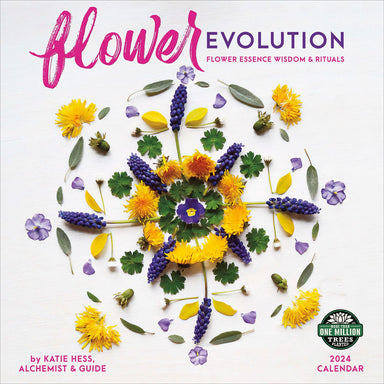 Flower Evolution 2024 Wall Calendar    