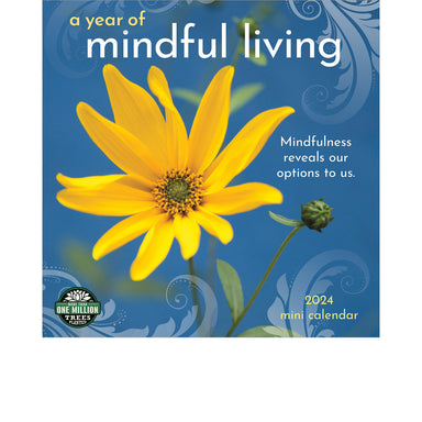 A Year of Mindful Living 2024 Mini Wall Calendar    