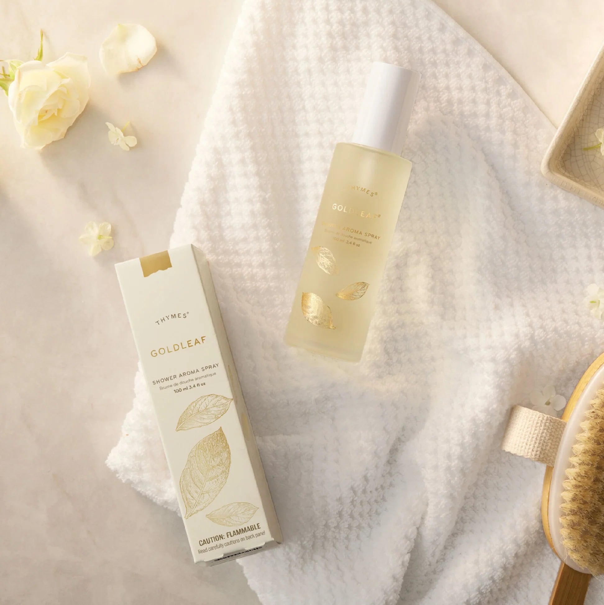 Thymes Goldleaf Shower Aroma Spray