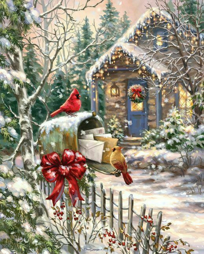 SPRGBK Cardinal Cottage 1000 Piece Puzzle
