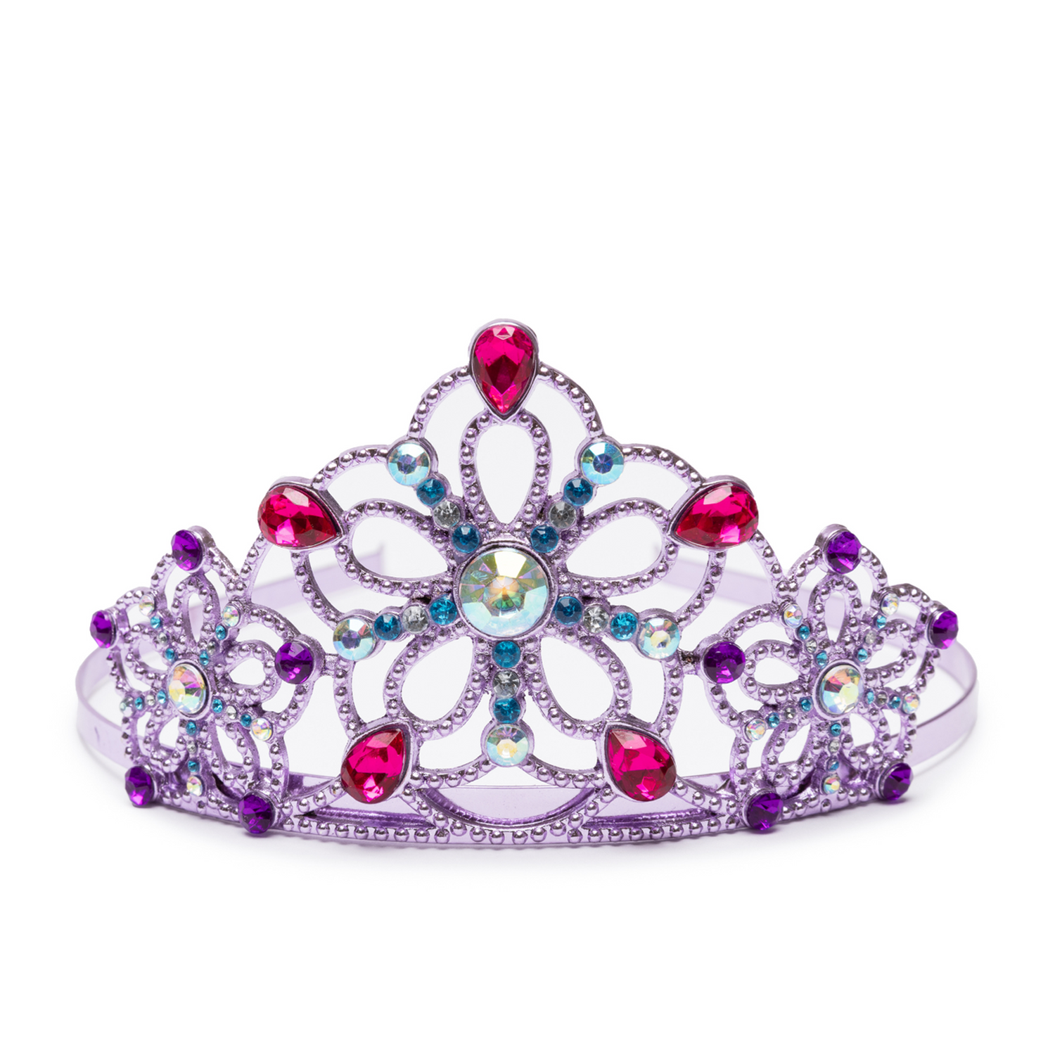 Bejeweled Tiara - Lilac Florals