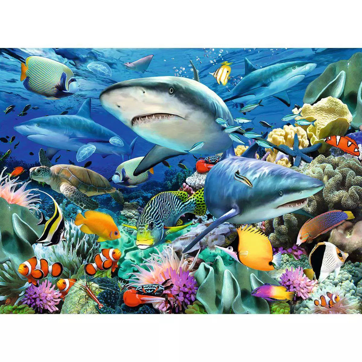 Shark Reef 100 Piece Puzzle