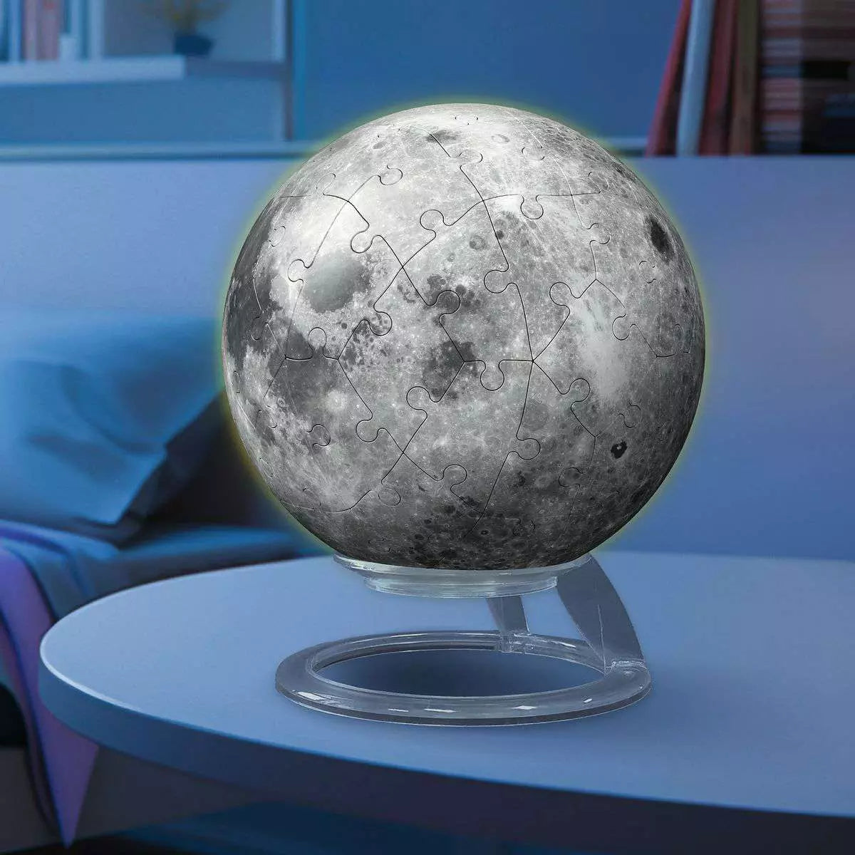 RAV Glow-in-the-Dark Moon 72 Piece 3D Puzzle