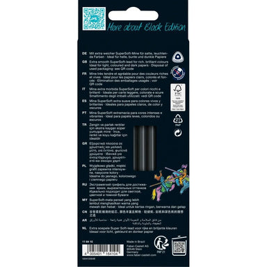 FABR BLK ED COLOR NEON/PSTL