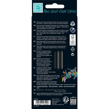 Faber-Castell Black Edition Colored Pencils set of 12