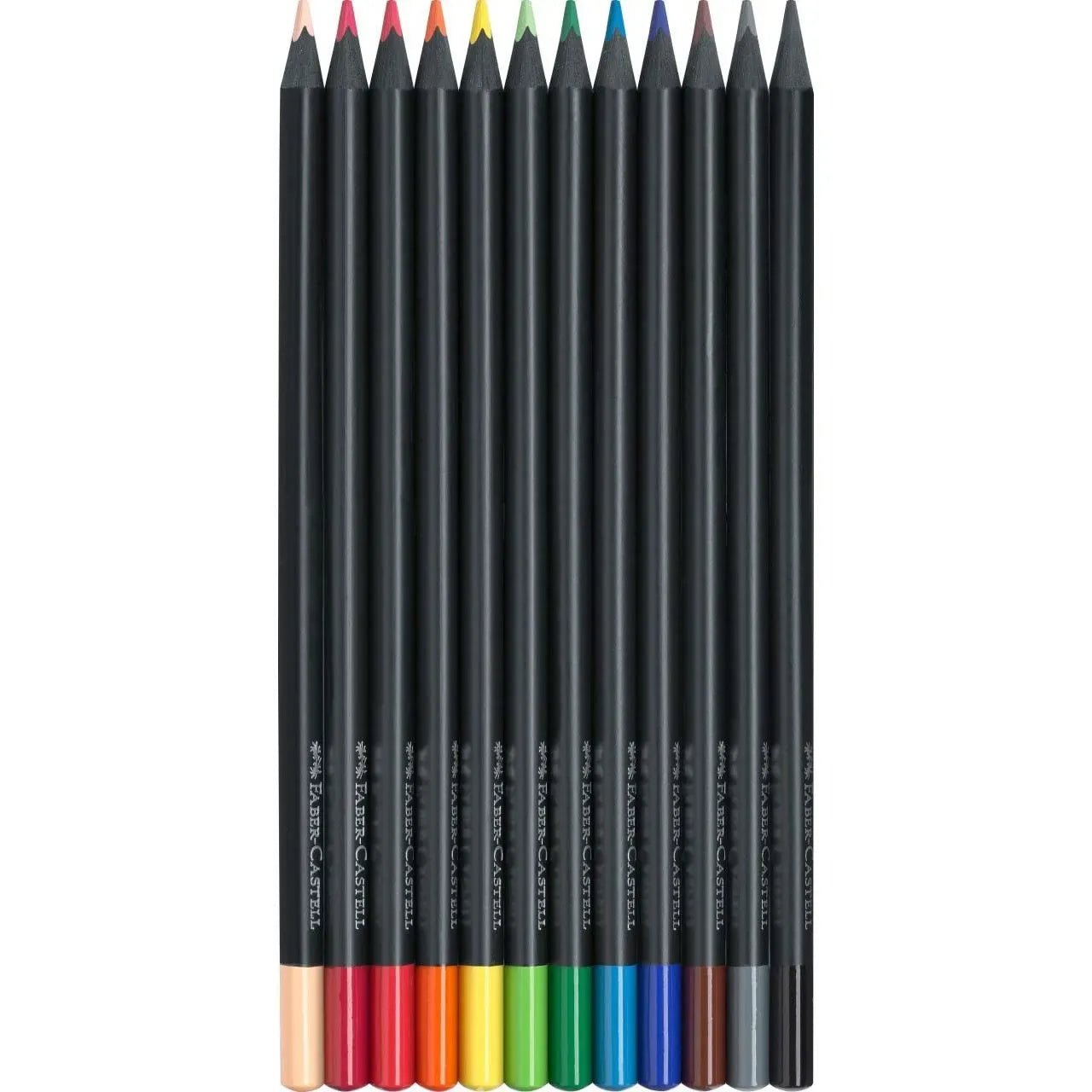 Faber-Castell Black Edition Colored Pencils set of 12