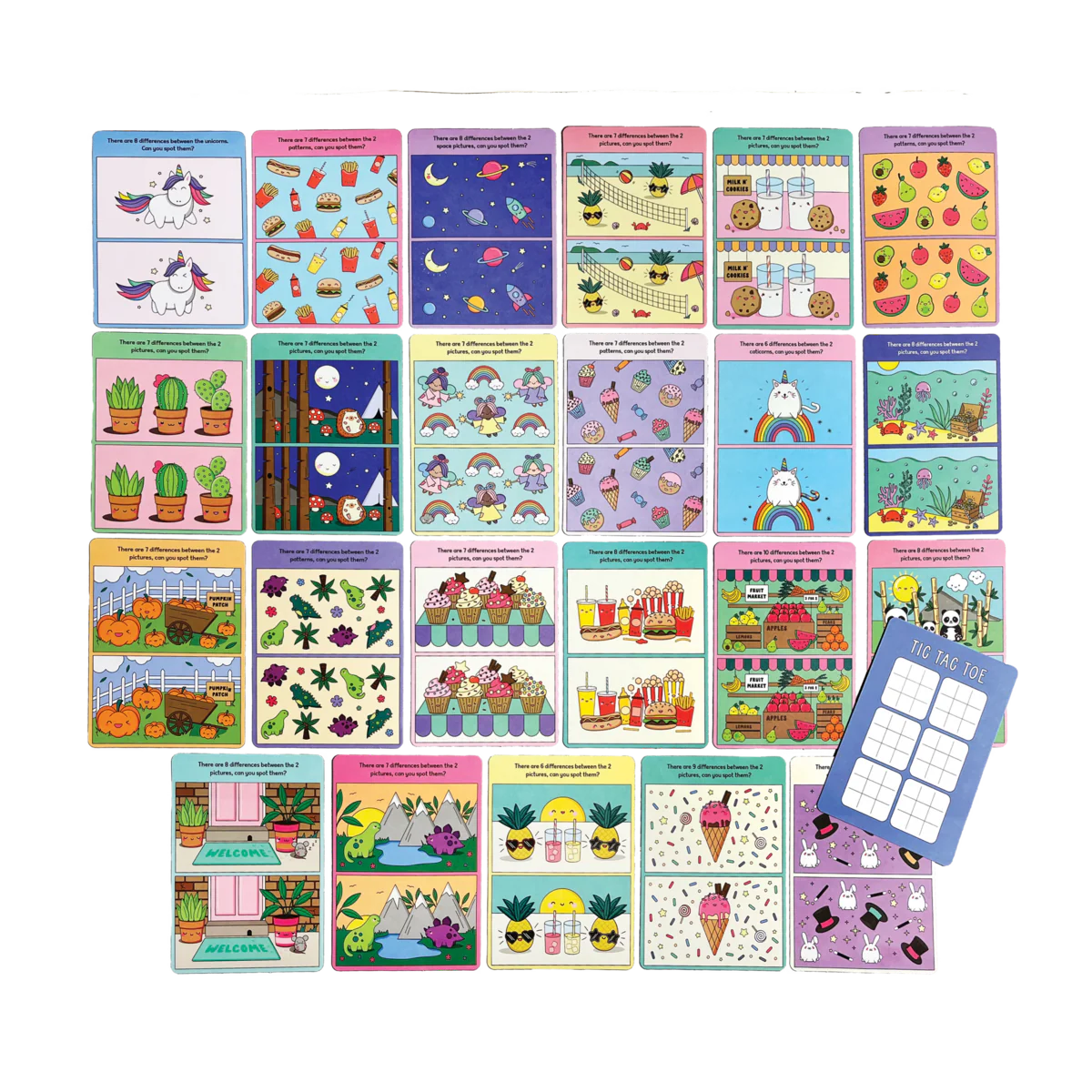 OOLY Spot The Difference Activity Cards