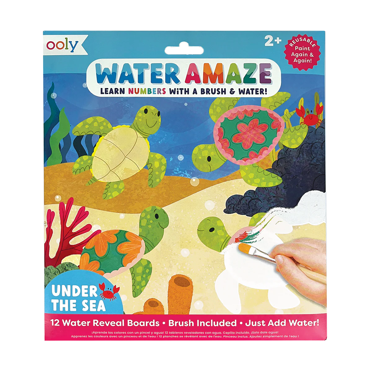 OOLY Water Amaze Under The Sea - Learn Numbers With A Brush & Water