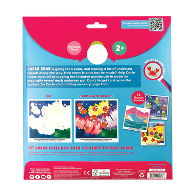OOLY Water Amaze Under The Sea - Learn Numbers With A Brush & Water