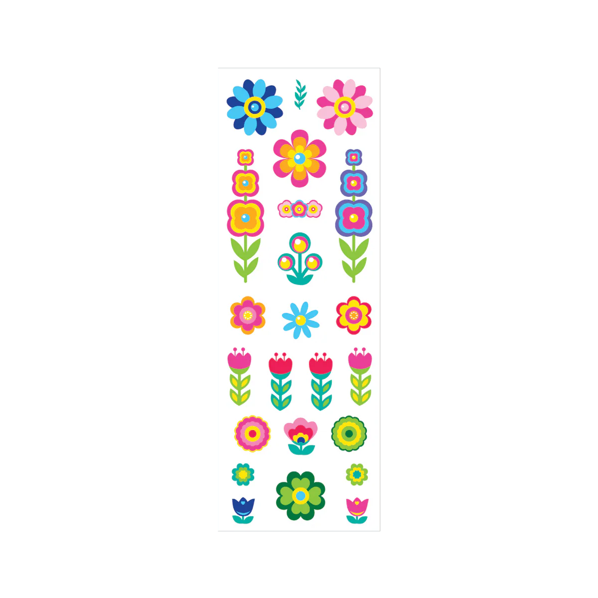 OOLY STKR SKNY FUN FLOWERS